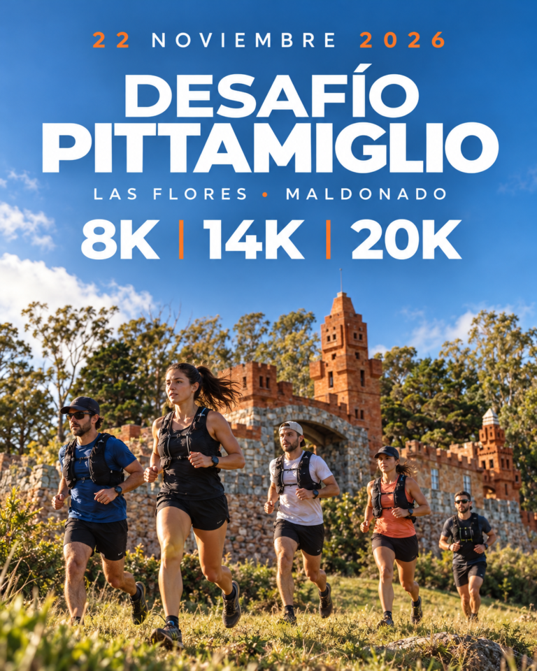 Desafío Pittamiglio 2026, 8K, 14K y 20K, 22 de noviembre, Las Flores, Maldonado