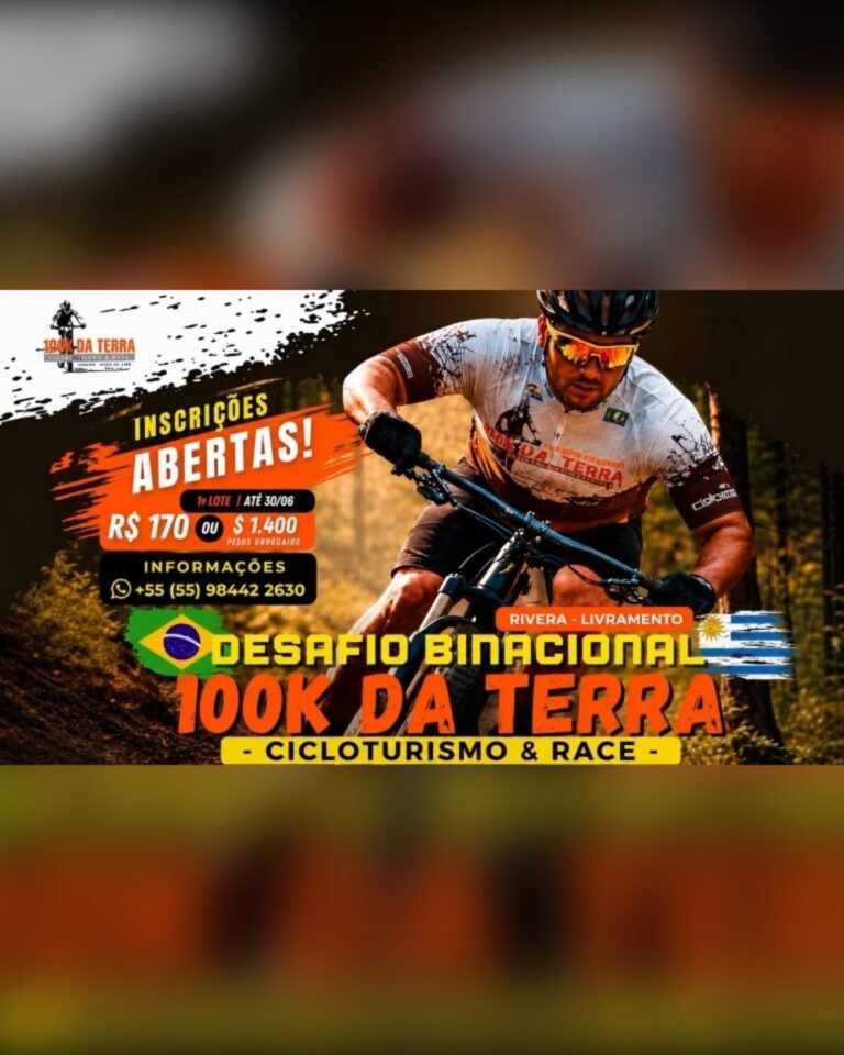 Flyer oficial: 100K Da Terra 2026