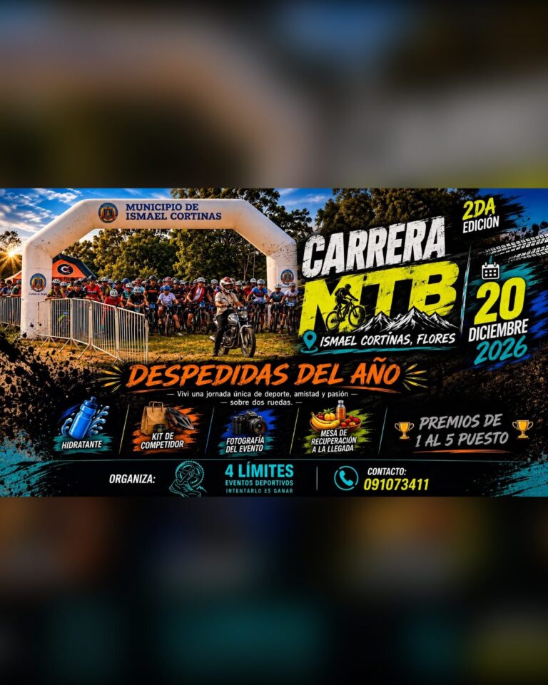 Flyer oficial: MTB Ismael Cortinas 2026