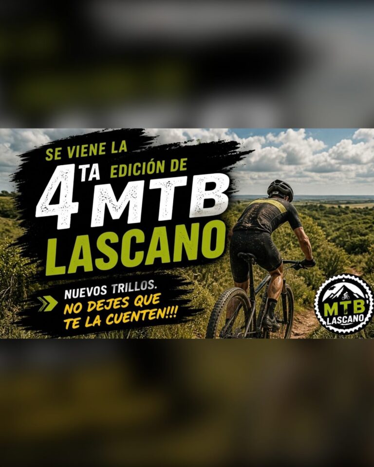 Flyer oficial: 4° MTB Lascano 2026