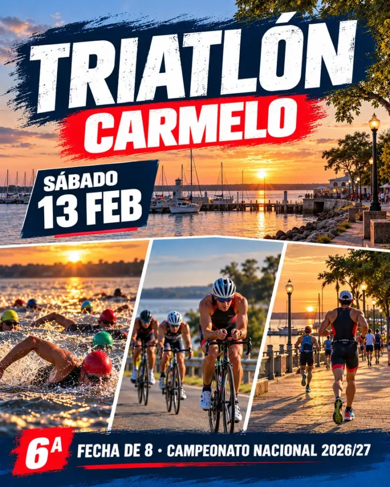 Triatlón Carmelo, 6ª fecha del Campeonato Nacional de Triatlón 2026/27, sábado 13 de febrero
